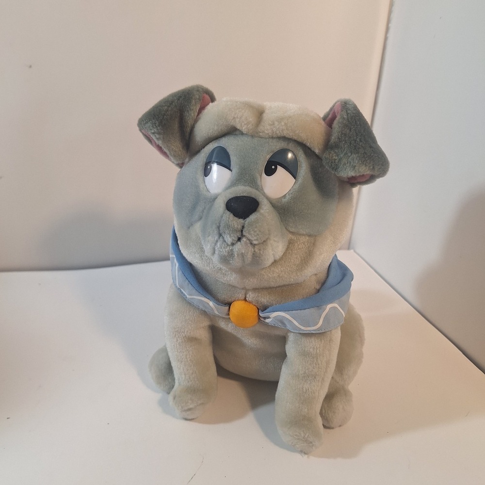 Vintage Applause Plush Disney Pocahontas Percy Pug Dog Stuffed Animal